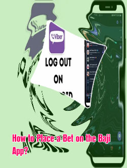 How to log out from baji bet account